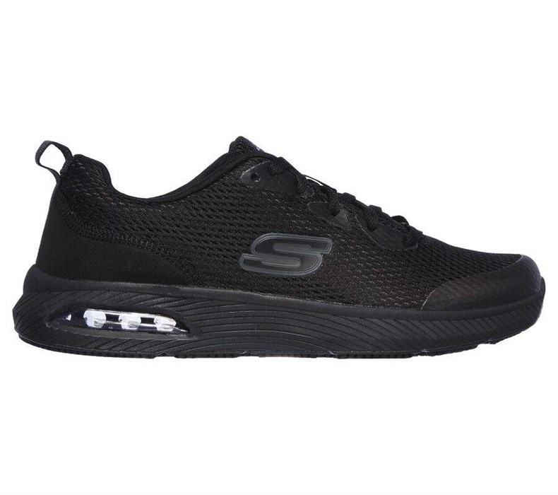 Pánské Bezpečnostní Boty Skechers Relaxed Fit: DynaAir SR Černé | TYKEMVL-21