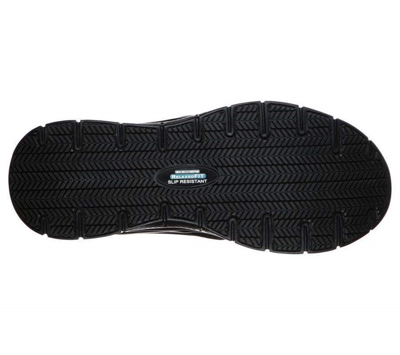 Pánské Bezpečnostní Boty Skechers Relaxed Fit: Flex Advantage - McAllen SR Černé | XVWKJUD-01