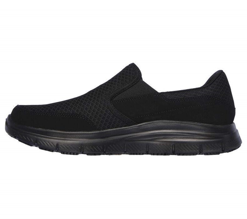 Pánské Bezpečnostní Boty Skechers Relaxed Fit: Flex Advantage - McAllen SR Černé | XVWKJUD-01