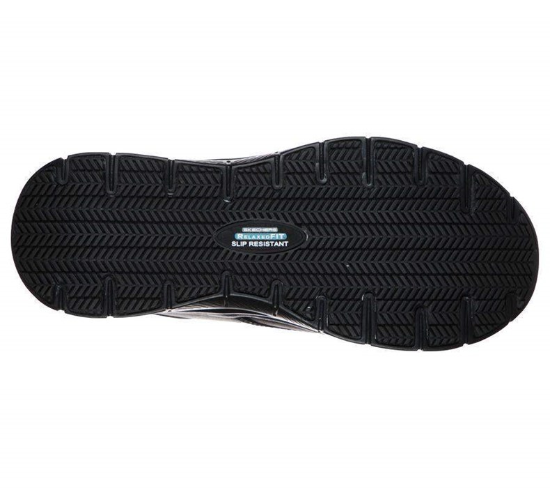 Pánské Bezpečnostní Boty Skechers Relaxed Fit: Flex Advantage - Fourche SR Černé | XYAHECM-42