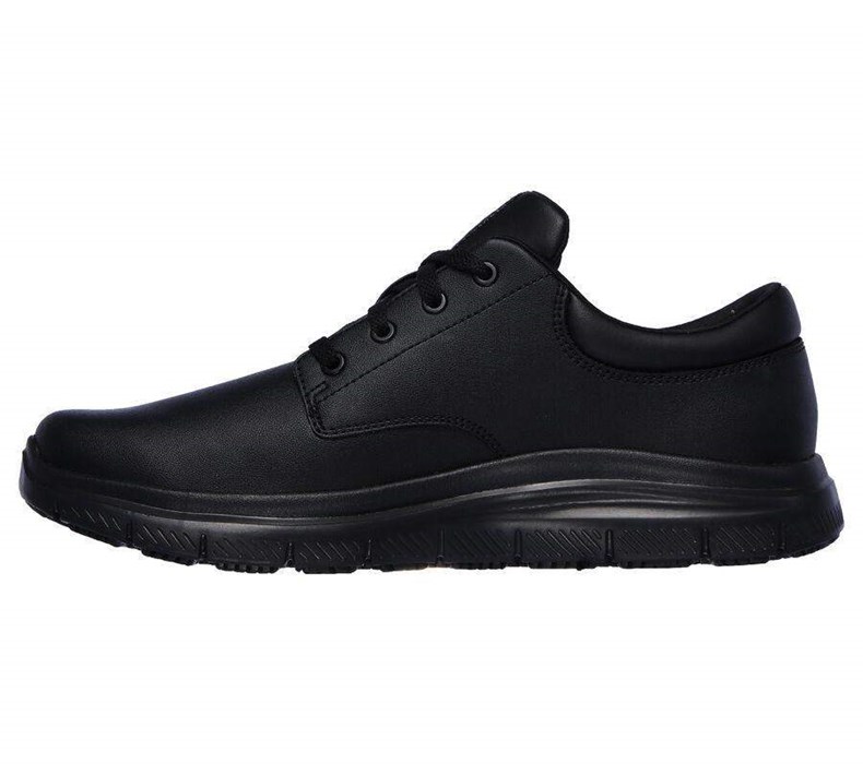 Pánské Bezpečnostní Boty Skechers Relaxed Fit: Flex Advantage - Fourche SR Černé | XYAHECM-42