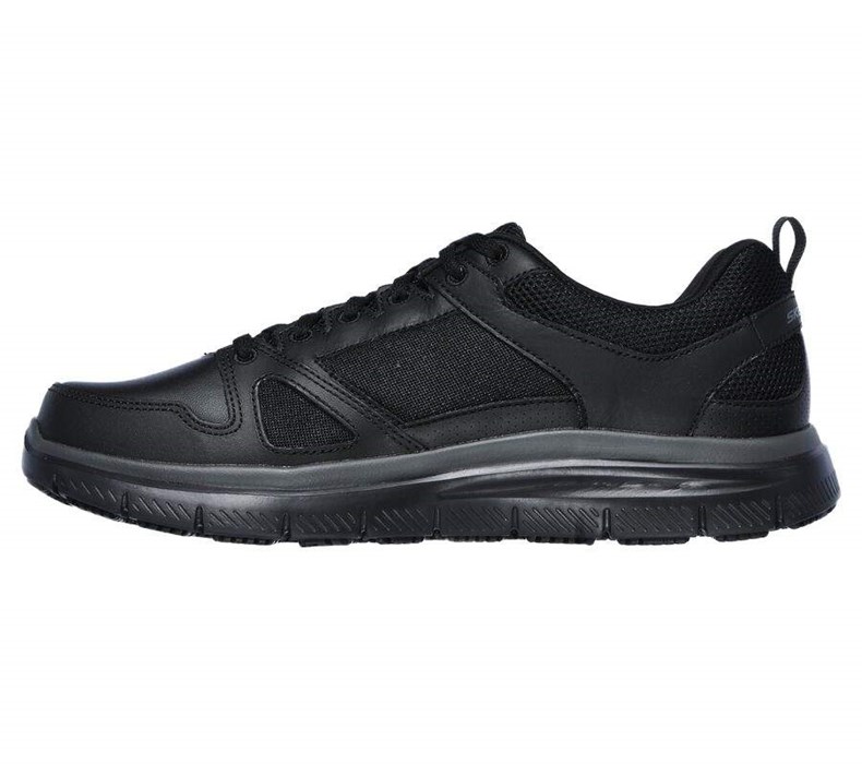 Pánské Bezpečnostní Boty Skechers Relaxed Fit: Flex Advantage SR Černé | YCIEZHV-72