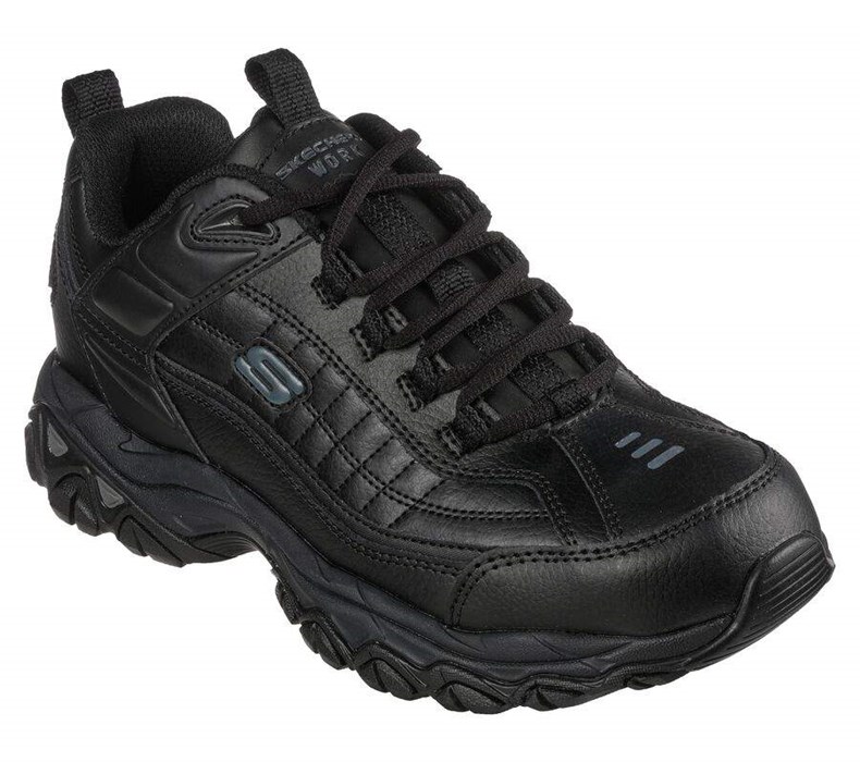 Pánské Bezpečnostní Boty Skechers Soft Stride - Fambli SR Černé | SXWPDVC-04