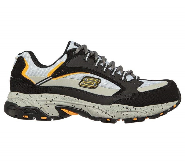 Pánské Bezpečnostní Boty Skechers Stamina ST Černé Šedé | WGZKDEJ-83