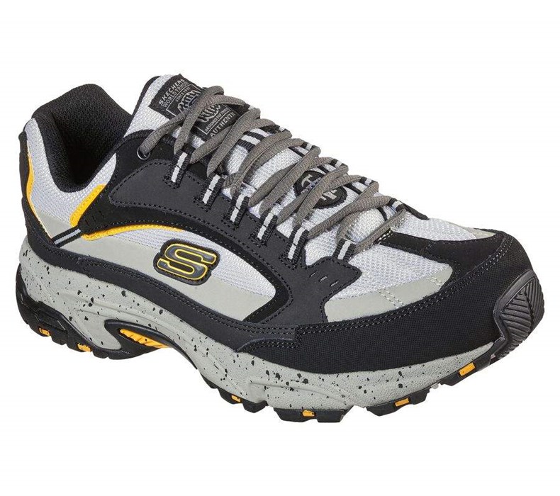 Pánské Bezpečnostní Boty Skechers Stamina ST Černé Šedé | WGZKDEJ-83