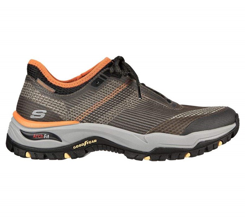 Pánské Boty Casual Skechers Arch Fit Dawson - Mahone Olivy Zelené | RBFMLDW-76