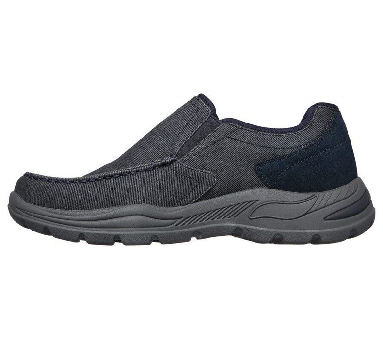 Pánské Boty Casual Skechers Arch Fit Motley - Rolens Tmavě Blankyt | IFGEYXT-28