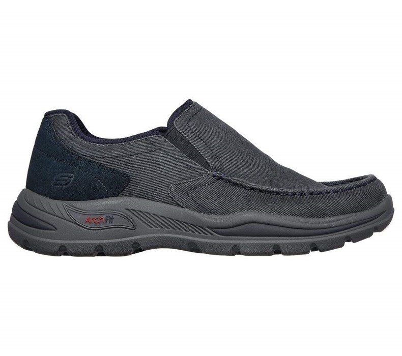 Pánské Boty Casual Skechers Arch Fit Motley - Rolens Tmavě Blankyt | IFGEYXT-28