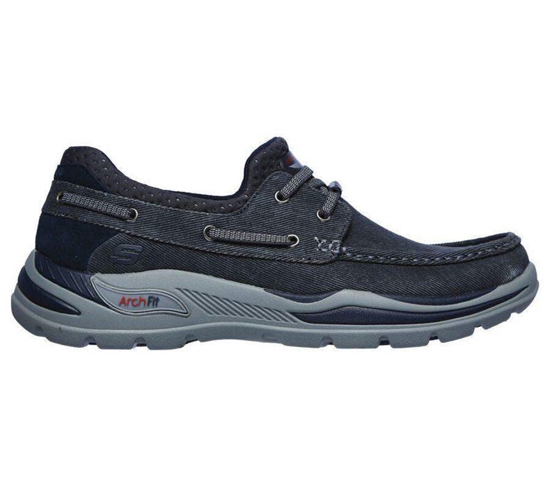 Pánské Boty Casual Skechers Arch Fit Motley - Oven Tmavě Blankyt | LDVZXNG-48