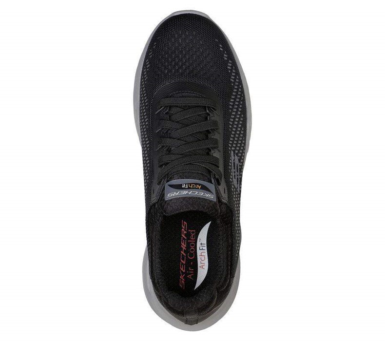 Pánské Boty Casual Skechers Arch Fit Orvan - Trayver Černé | MOUVHGW-06