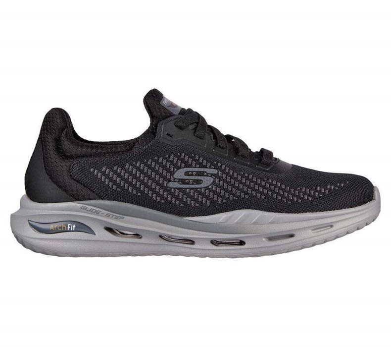 Pánské Boty Casual Skechers Arch Fit Orvan - Trayver Černé | MOUVHGW-06