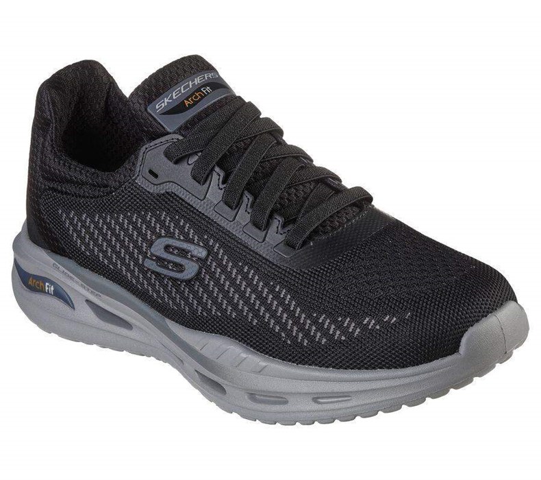 Pánské Boty Casual Skechers Arch Fit Orvan - Trayver Černé | MOUVHGW-06