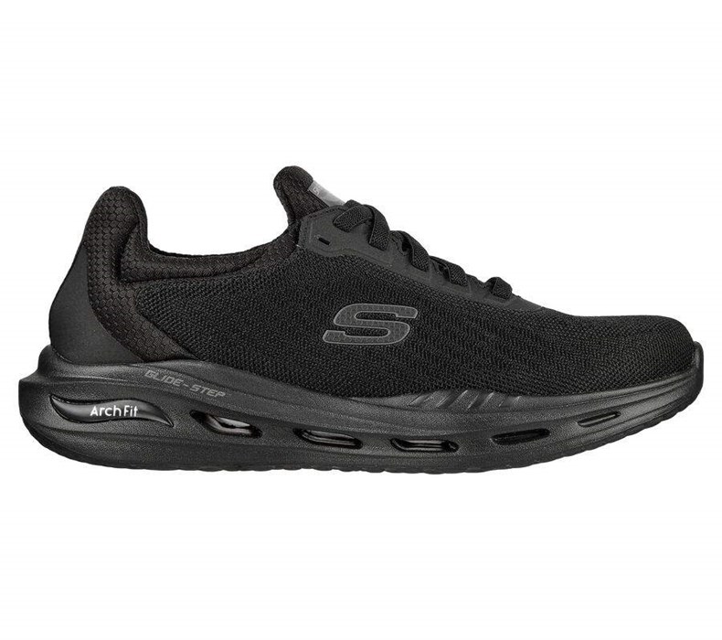 Pánské Boty Casual Skechers Arch Fit Orvan - Trayver Černé | ZSHVBQR-20