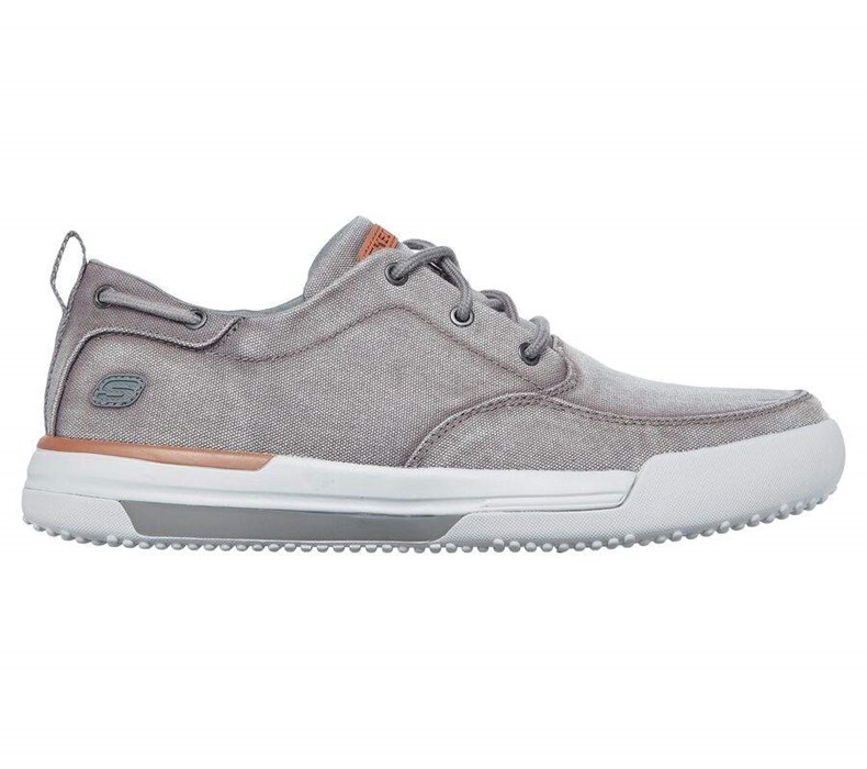 Pánské Boty Casual Skechers Brewer - Portero Šedé | QZHJKAT-10