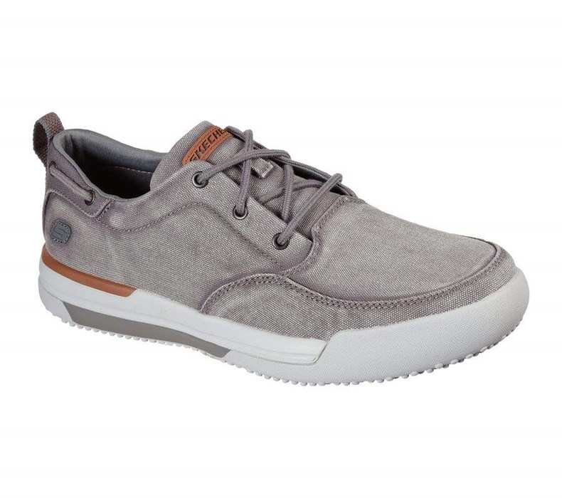 Pánské Boty Casual Skechers Brewer - Portero Šedé | QZHJKAT-10