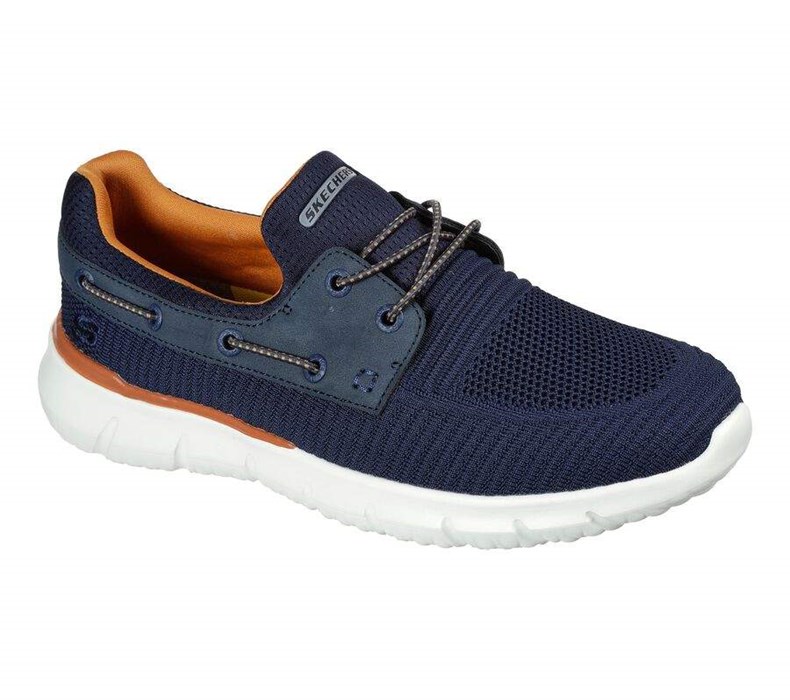 Pánské Boty Casual Skechers Del Retto - Clean Slate Tmavě Blankyt | MISNDFY-04