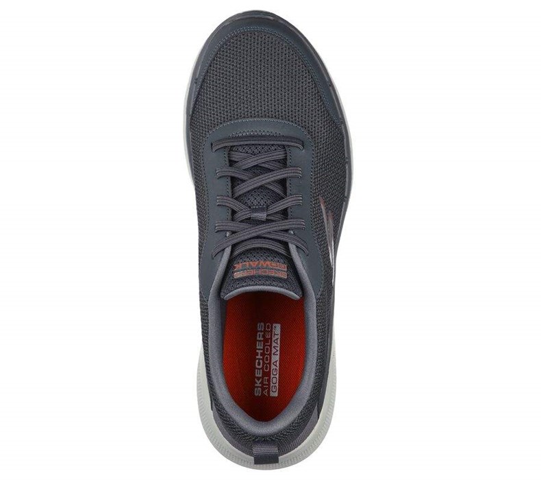 Pánské Boty Casual Skechers GOwalk 6 - Bold Knight Šedé | NFBLGKY-14