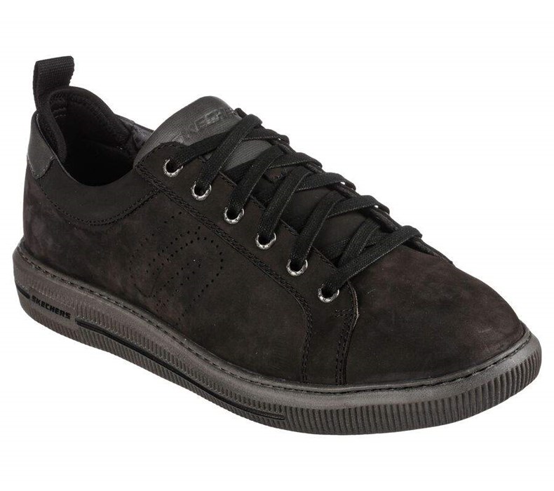 Pánské Boty Casual Skechers Pertola - Ruston Černé | NGDWJRK-07