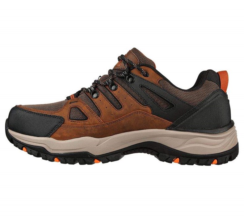 Pánské Boty Casual Skechers Relaxed Fit: Arch Fit Dawson - Argosa Hnědé | HRTUDSL-05