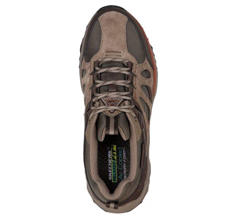 Pánské Boty Casual Skechers Relaxed Fit: Terraform - Selvin Tmavě Hnědé | TFQVBHX-84