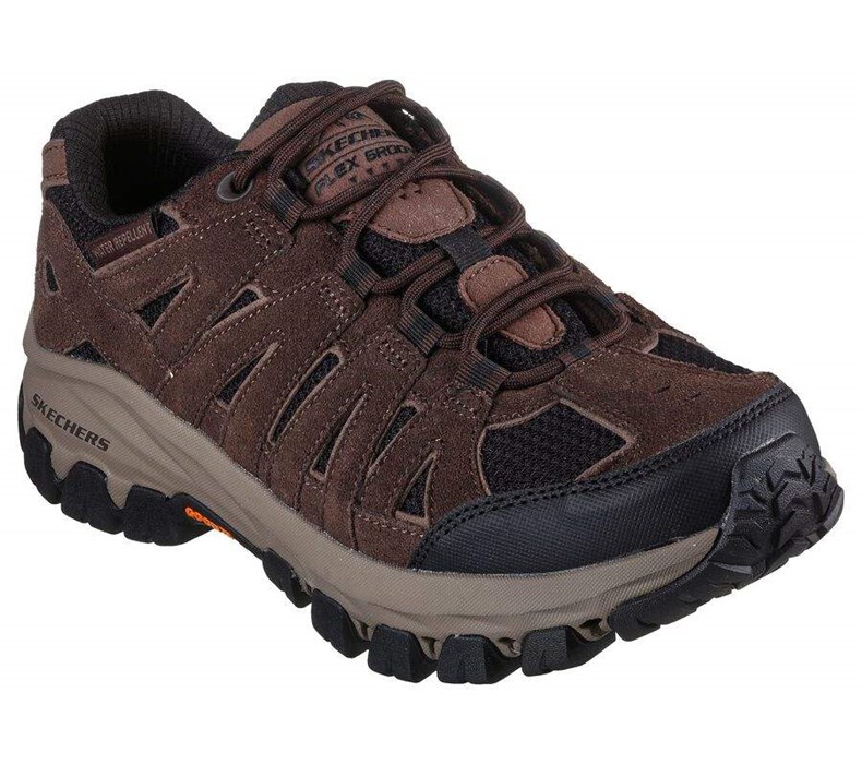 Pánské Boty Casual Skechers Relaxed Fit: Edgmont - Taggert Čokolády | XMZLNQJ-27