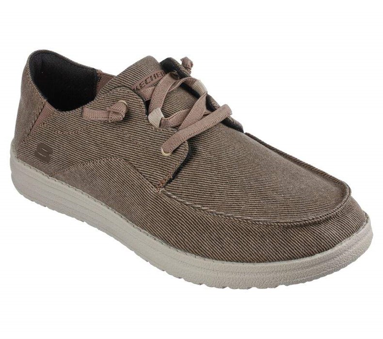 Pánské Boty Sebago Skechers Melson - Volgo Hnědožlutý | TNHOPVB-34