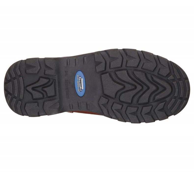 Pánské Boty Skechers Pracovní Relaxed Fit: Workshire - Condor Hnědé | ABMXLHG-53