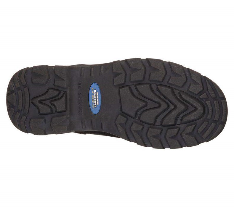 Pánské Boty Skechers Pracovní Relaxed Fit: Workshire - Condor Černé | GHBMXKD-41