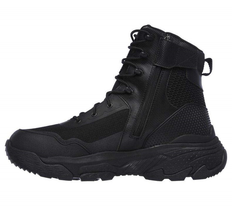 Pánské Boty Skechers Pracovní Relaxed Fit: Markan Tactical Černé | THFOMSQ-26