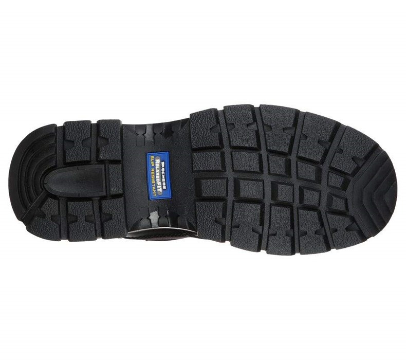 Pánské Boty Skechers Pracovní Relaxed Fit: Wascana - Benen WP Tactical Černé | UKDRMOX-30