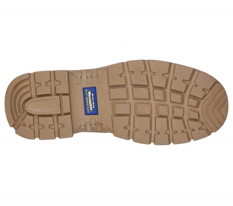 Pánské Boty Skechers Pracovní Relaxed Fit: Wascana - Millit WP Hnědé | YQWJCTR-39