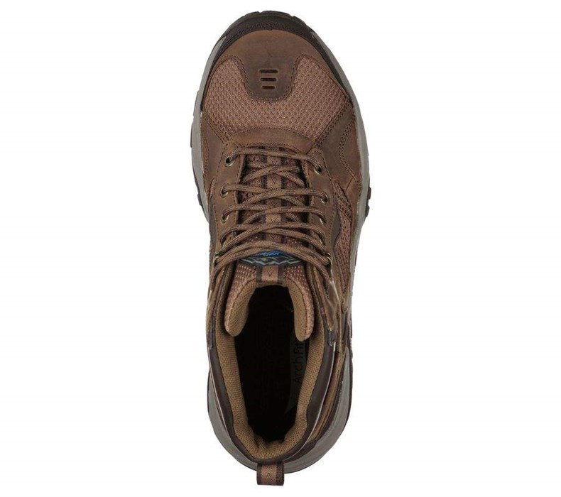 Pánské Boty Skechers Relaxed Fit: Arch Fit Recon - Percival Hnědé | ZQRFWPV-06