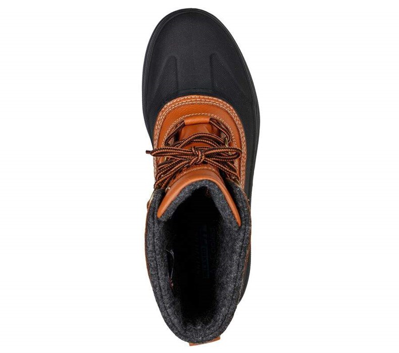 Pánské Boty Skechers Relaxed Fit: Wealer Muck - Morrow Oranžové | DOXBFPZ-47