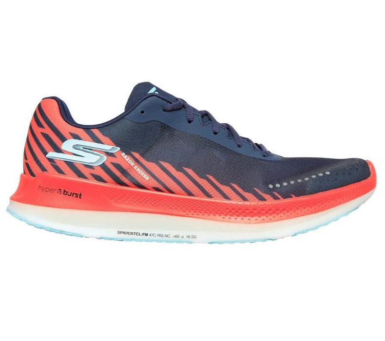 Pánské Běžecké Boty Skechers GO RUN Razor Excess Tmavě Blankyt Koralove | IWZLRQP-46