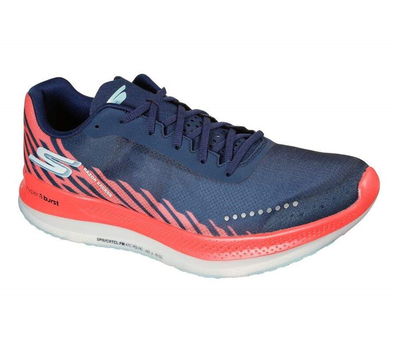 Pánské Běžecké Boty Skechers GO RUN Razor Excess Tmavě Blankyt Koralove | IWZLRQP-46