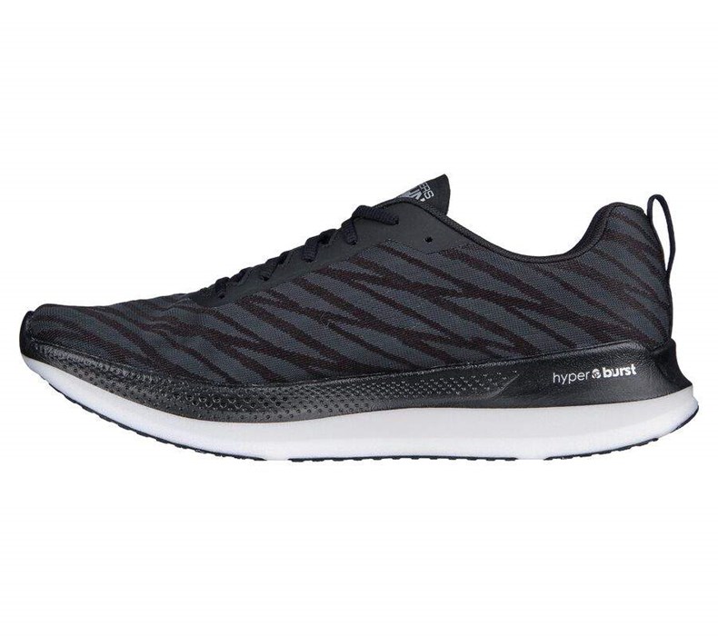 Pánské Běžecké Boty Skechers GO RUN Razor Excess 2 Černé Bílé | ZERBIMT-38