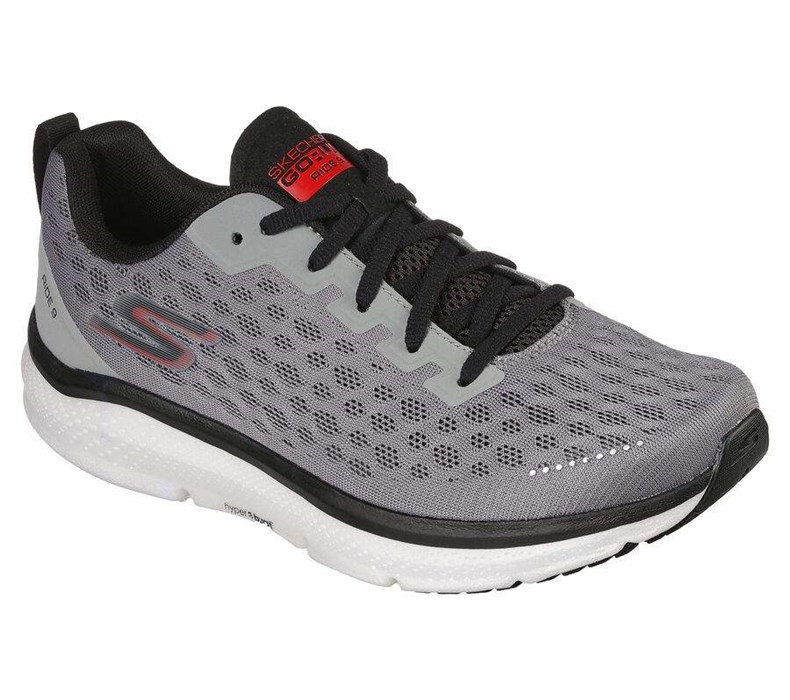 Pánské Běžecké Boty Skechers GO RUN Ride 9 Šedé Černé | LYZUVBM-94