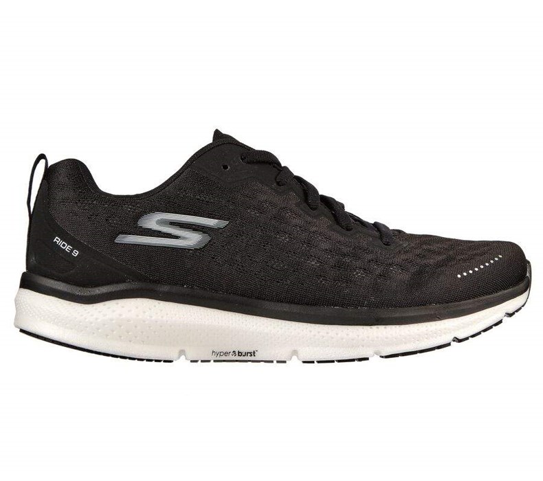 Pánské Běžecké Boty Skechers GO RUN Ride 9 Černé Bílé | WKGSVIH-91