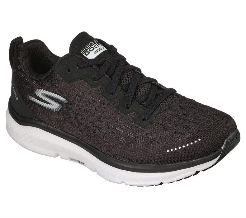 Pánské Běžecké Boty Skechers GO RUN Ride 9 Černé Bílé | WKGSVIH-91