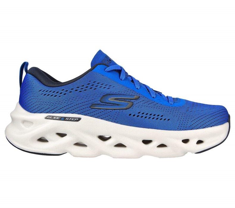 Pánské Běžecké Boty Skechers GO RUN Swirl Tech Blankyt | RKNBVEA-28