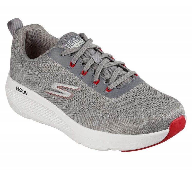 Pánské Běžecké Boty Skechers GOrun Elevate - Cipher Šedé Červené | KJLTONC-27