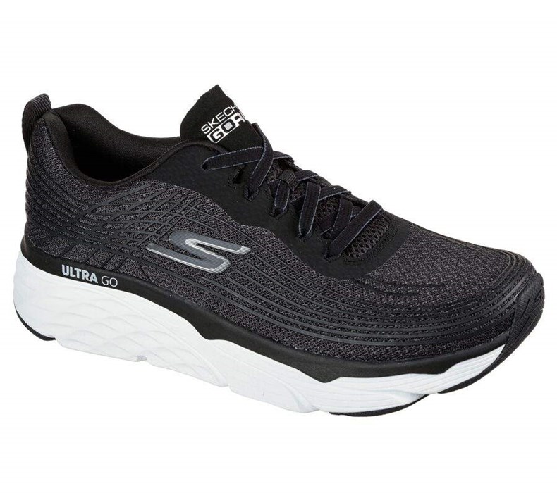 Pánské Běžecké Boty Skechers Max Cushioning Elite - Brilliant Černé Bílé | RZMFVOQ-76