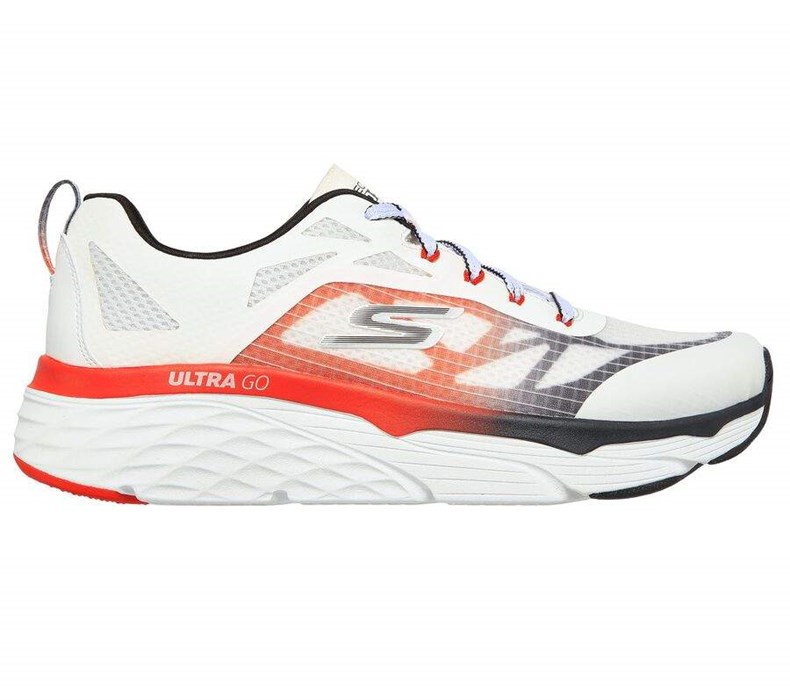 Pánské Běžecké Boty Skechers Max Cushioning Elite - Safeguard Bílé | WQXRBLY-31