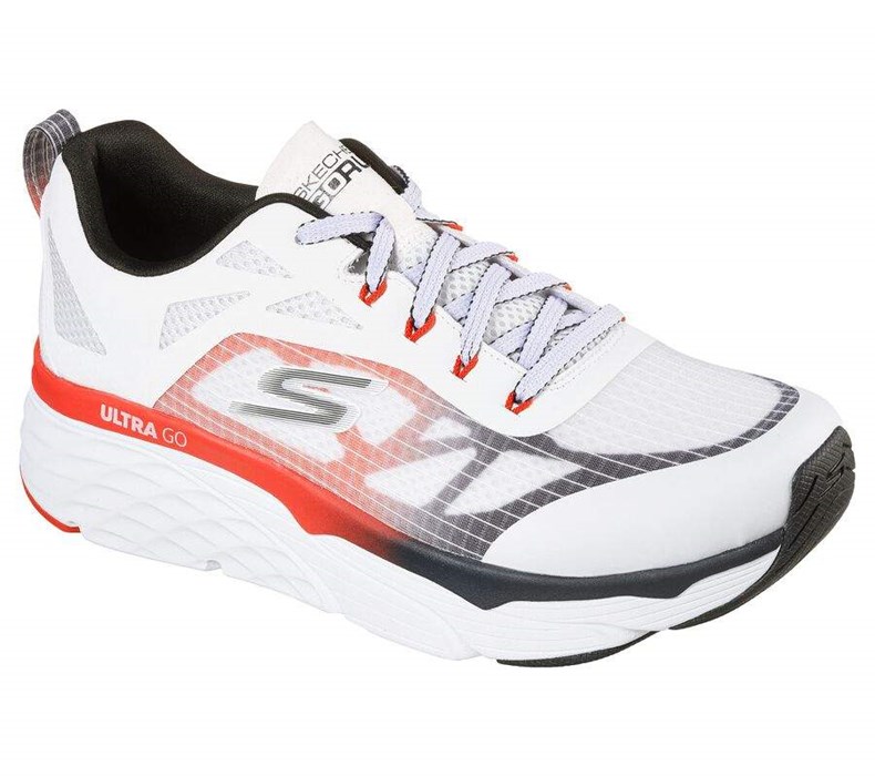 Pánské Běžecké Boty Skechers Max Cushioning Elite - Safeguard Bílé | WQXRBLY-31