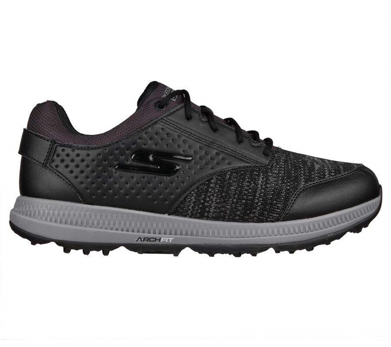 Pánské Golfové Boty Skechers Arch Fit GO GOLF Elite 5 Range Černé Bílé | GQLBYHO-78