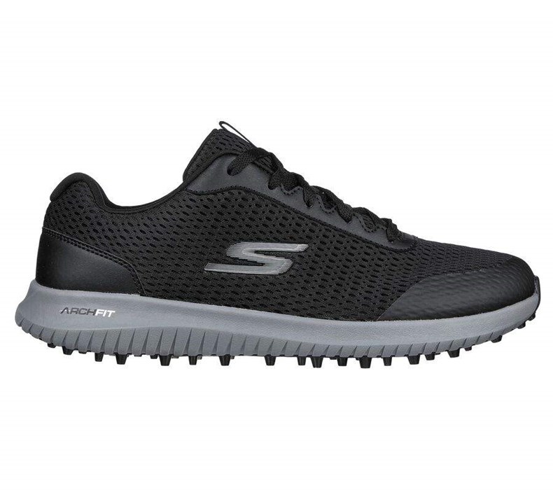 Pánské Golfové Boty Skechers GO GOLF Max Fairway 3 Černé Šedé | HNJQBIO-52