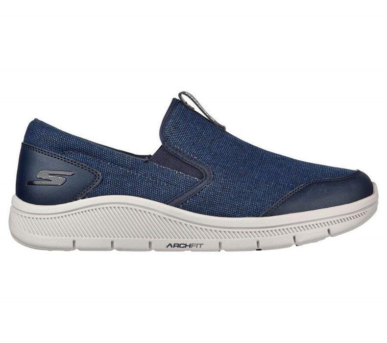 Pánské Golfové Boty Skechers Relaxed Fit: GO GOLF Arch Fit Walk Tmavě Blankyt | DSMXKWI-75