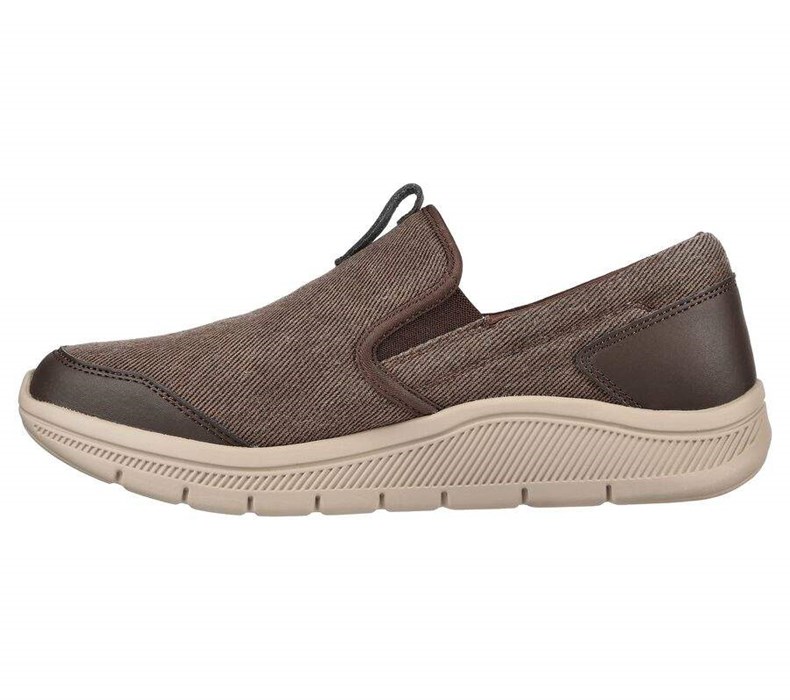 Pánské Golfové Boty Skechers Relaxed Fit: GO GOLF Arch Fit Walk Hnědé | PBFIVZH-29