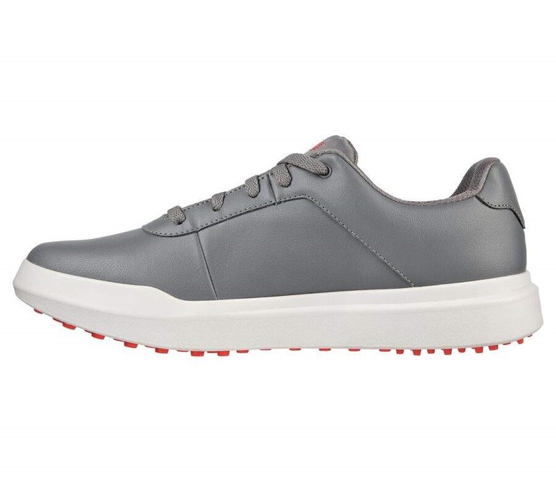 Pánské Golfové Boty Skechers Relaxed Fit: GO GOLF Drive 5 Šedé Červené | WXABKQC-65