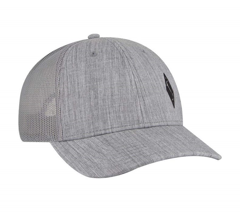 Pánské Klobouky Skechers Heather Grey Trucker Šedé | XVPZDKR-75